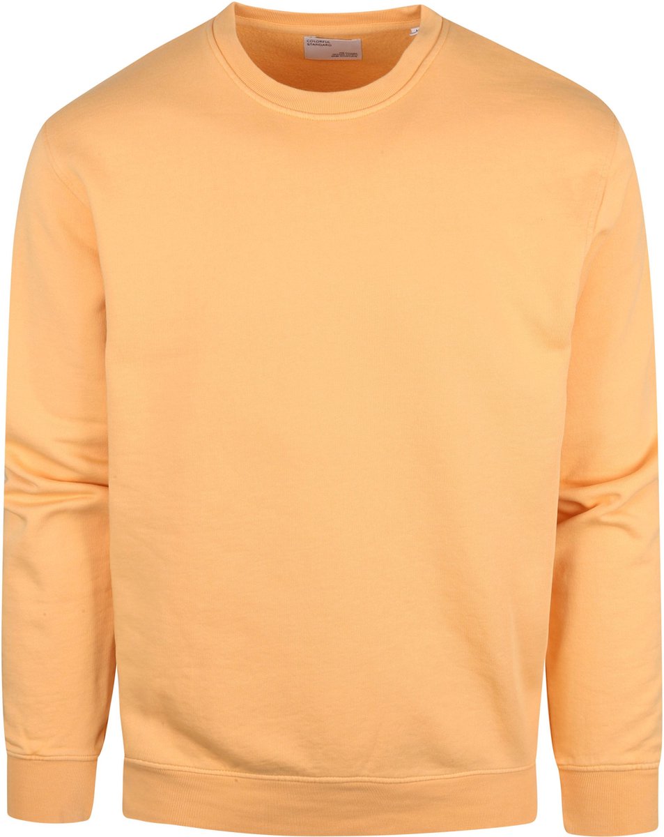 Colorful Standard - Sweater Organic Licht Oranje - Heren - Maat XL - Regular-fit