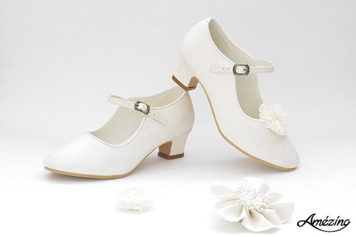 Prinsessen schoen- pumps- glitter schoen-hakschoen-spaanse schoen-gespschoen-bruidsmeisje (mt 26)