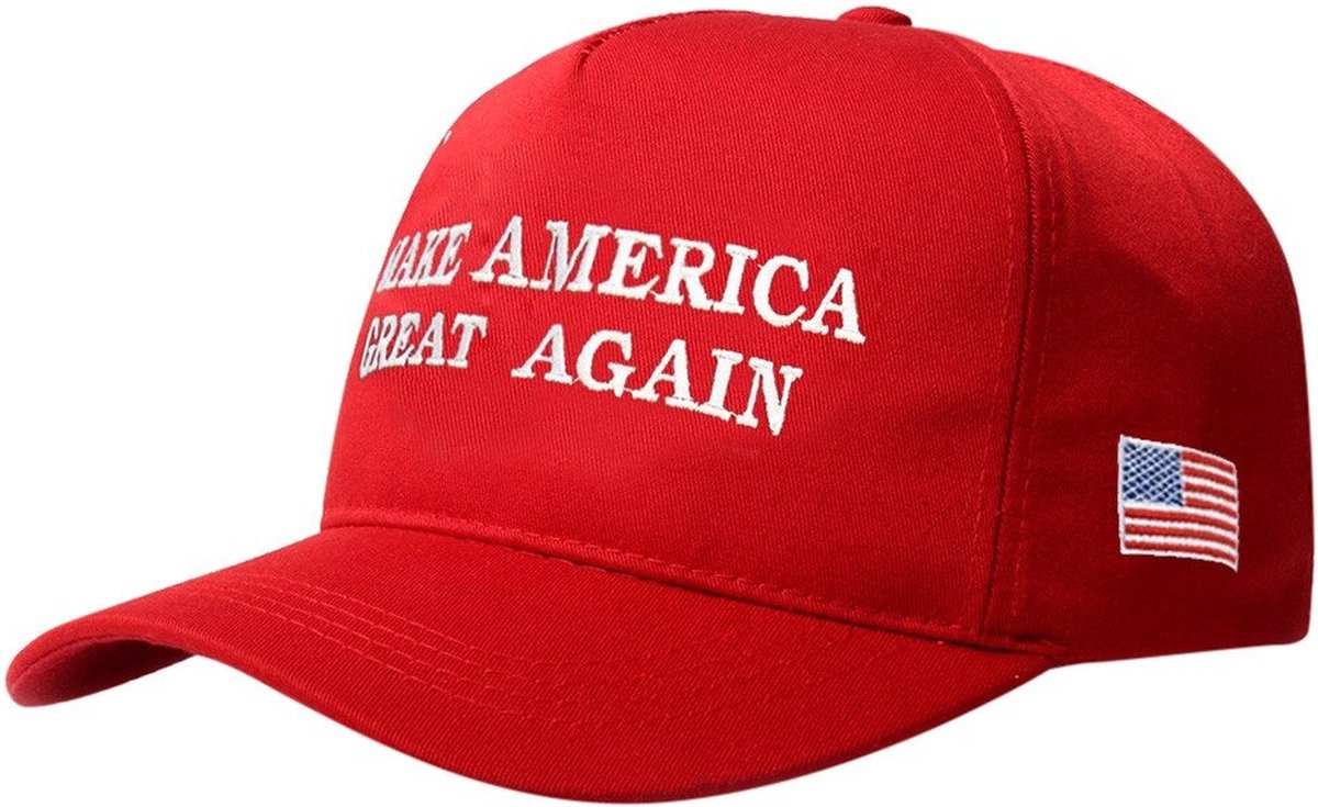 Cap - Pet - Humor - Verjaardag - Cadeau - President - Donald Trump - Cap - 2024 - Make America Great Again - Hoed - Republikein - Voor Mannen en Vrouwen - Verstelbare Cap - Baseball Cap - Rood